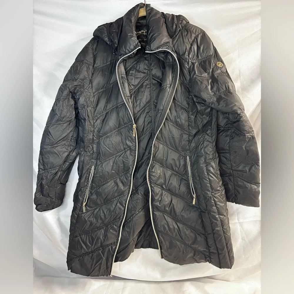 Michael‎ Kors Charcoal Puffer Jacket